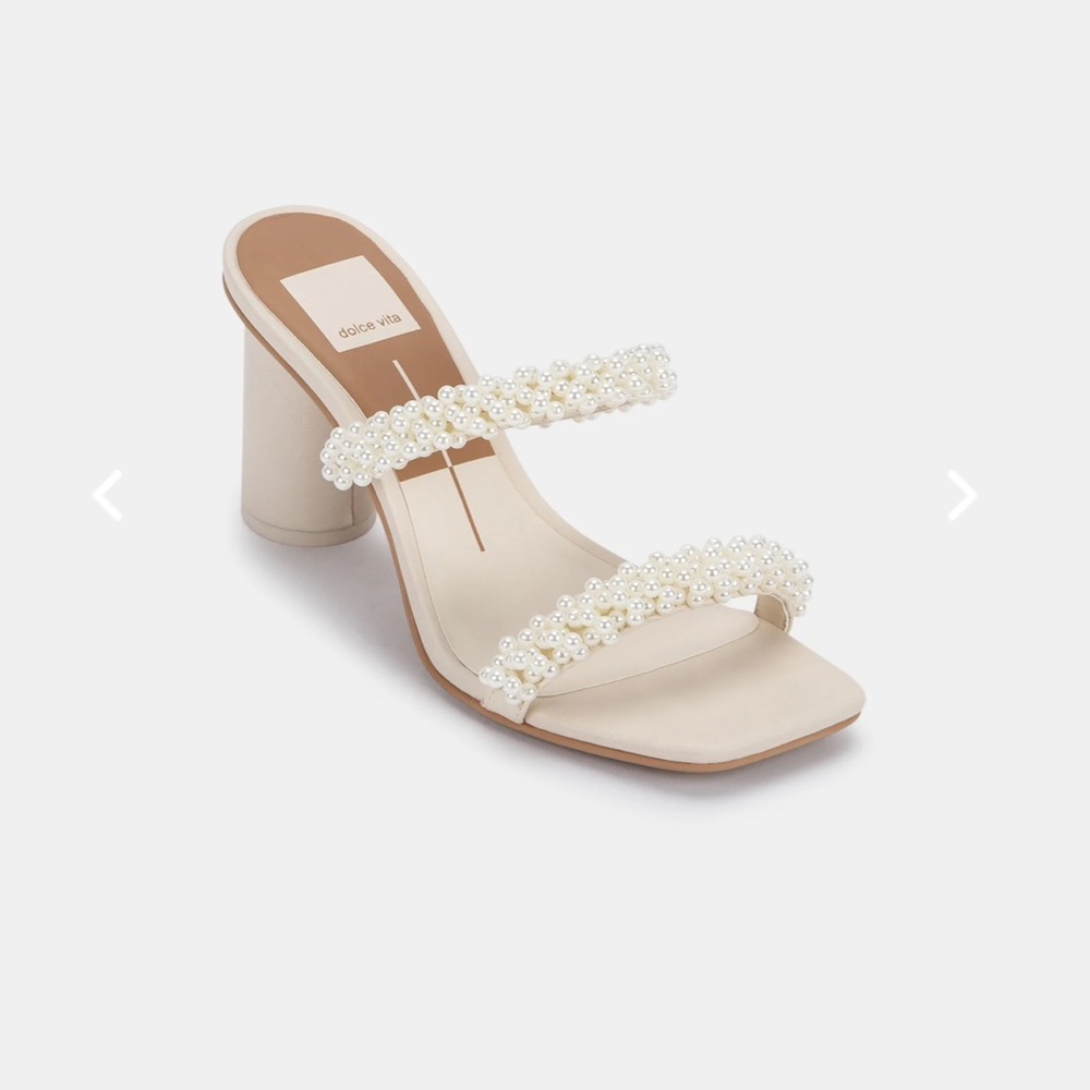 Dolce Vita Noel Vanilla Pearls Heel